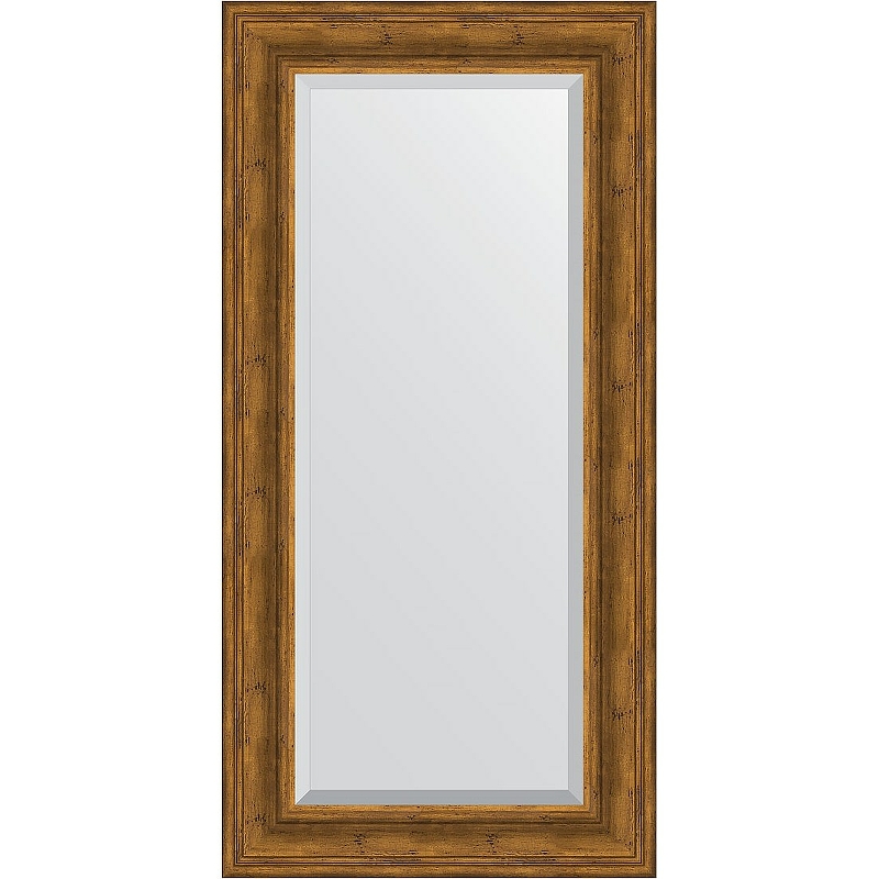 Зеркало Evoform Exclusive 119х59 BY 3498 с фацетом в багетной раме - Травленая бронза 99 мм