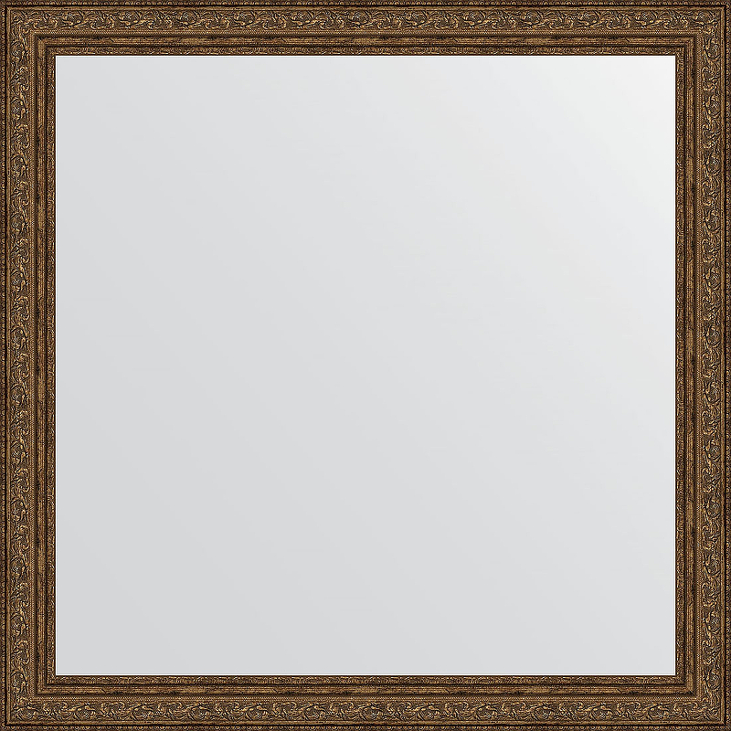 Зеркало Evoform Definite 74х74 BY 3233 в багетной раме - Виньетка состаренная бронза 56 мм