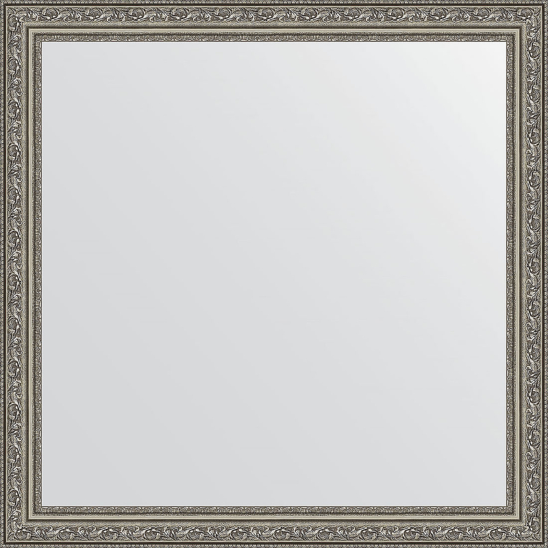 Зеркало Evoform Definite 74х74 BY 3232 в багетной раме - Виньетка состаренное серебро 56 мм зеркало в багетной раме виньетка состаренное серебро 56 мм 74 х 94 см evoform