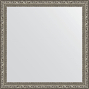 Зеркало Evoform Definite 74х74 BY 3232 в багетной раме - Виньетка состаренное серебро 56 мм