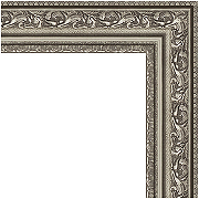 Зеркало Evoform Definite 74х74 BY 3232 в багетной раме - Виньетка состаренное серебро 56 мм-2