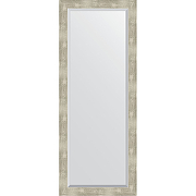 Зеркало Evoform Exclusive 141х56 BY 1169 с фацетом в багетной раме - Алюминий 61 мм