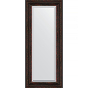 Зеркало Evoform Exclusive 139х59 BY 3525 с фацетом в багетной раме - Темный прованс 99 мм