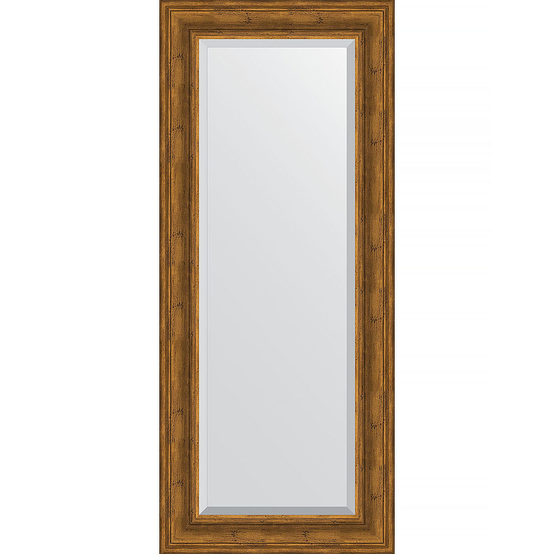 Зеркало Evoform Exclusive 139х59 BY 3524 с фацетом в багетной раме - Травленая бронза 99 мм