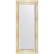 Зеркало Evoform Exclusive 139х59 BY 3523 с фацетом в багетной раме - Травленое серебро 99 мм