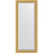 Зеркало Evoform Exclusive 155х65 BY 1284 с фацетом в багетной раме - Сусальное золото 80 мм