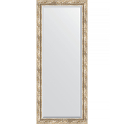 Зеркало Evoform Exclusive 153х63 BY 3563 с фацетом в багетной раме - Прованс с плетением 70 мм