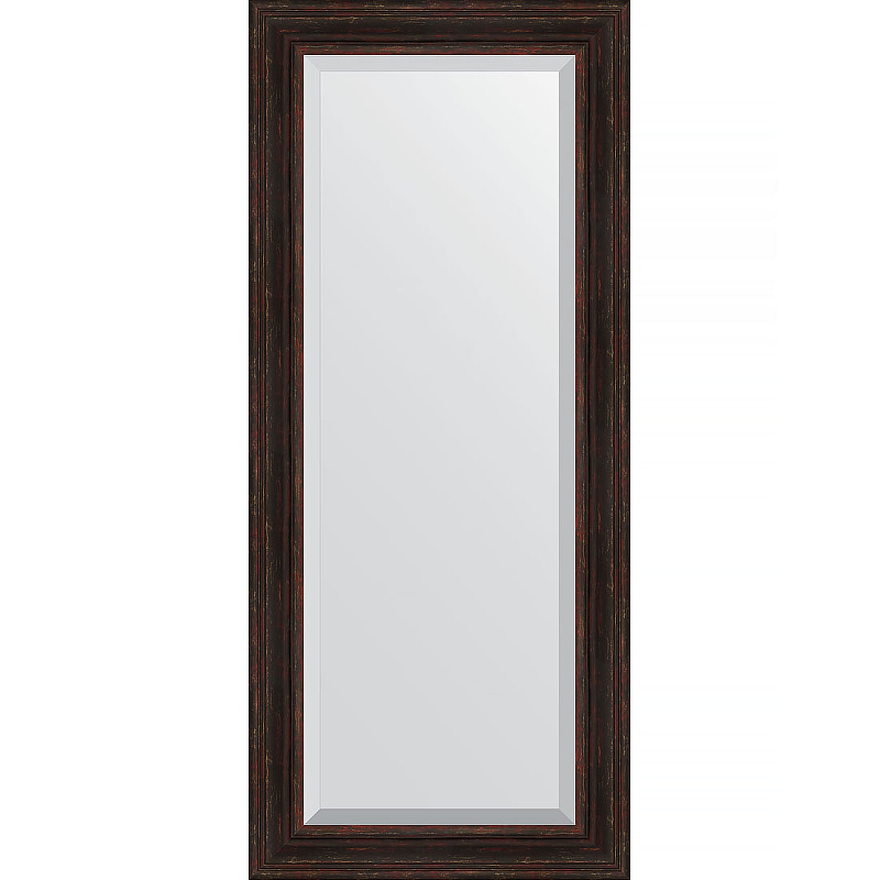 Зеркало Evoform Exclusive 159х69 BY 3577 с фацетом в багетной раме - Темный прованс 99 мм