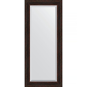 Зеркало Evoform Exclusive 159х69 BY 3577 с фацетом в багетной раме - Темный прованс 99 мм