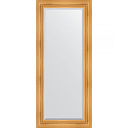 Зеркало Evoform Exclusive 159х69 BY 3574 с фацетом в багетной раме - Травленое золото 99 мм