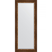 Зеркало Evoform Exclusive 156х66 BY 3569 с фацетом в багетной раме - Римская бронза 88 мм