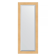 Зеркало Evoform Exclusive 131х51 BY 1153 с фацетом в багетной раме - Сосна 62 мм