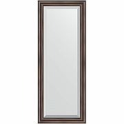Зеркало Evoform Exclusive 131х51 BY 1154 с фацетом в багетной раме - Палисандр 62 мм