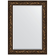 Зеркало Evoform Exclusive 109х79 BY 3469 с фацетом в багетной раме - Византия бронза 99 мм
