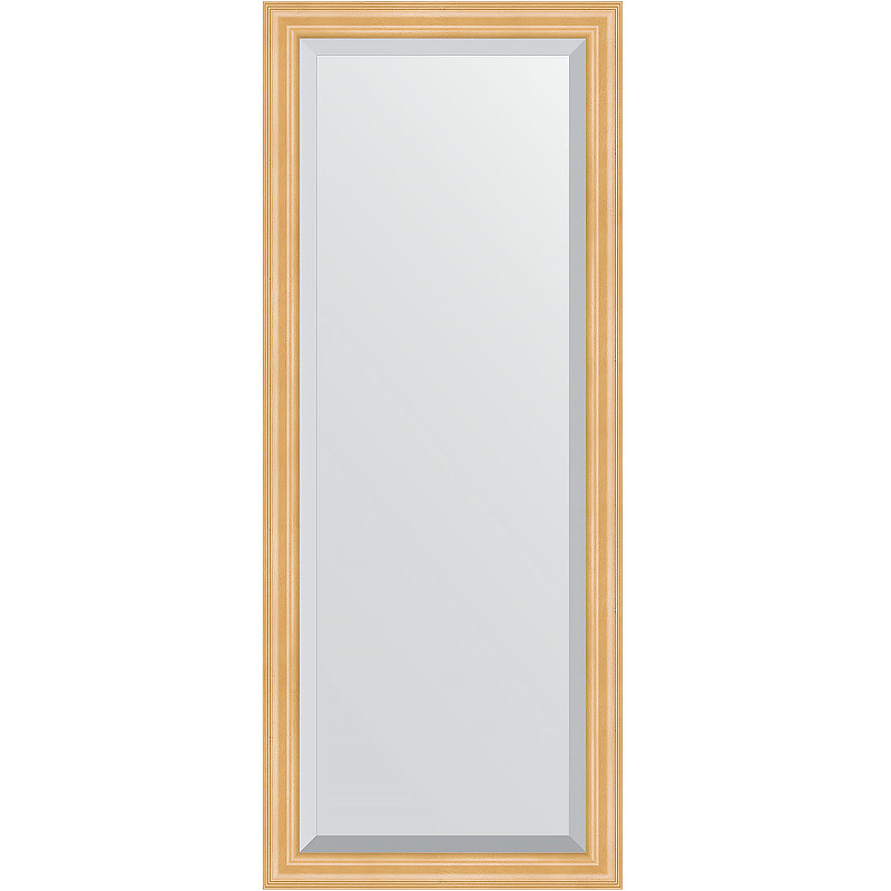 Зеркало Evoform Exclusive 151х61 BY 1183 с фацетом в багетной раме - Сосна 62 мм зеркало evoform exclusive 51х41 by 1355 с фацетом в багетной раме сосна 62 мм