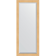 Зеркало Evoform Exclusive 151х61 BY 1183 с фацетом в багетной раме - Сосна 62 мм