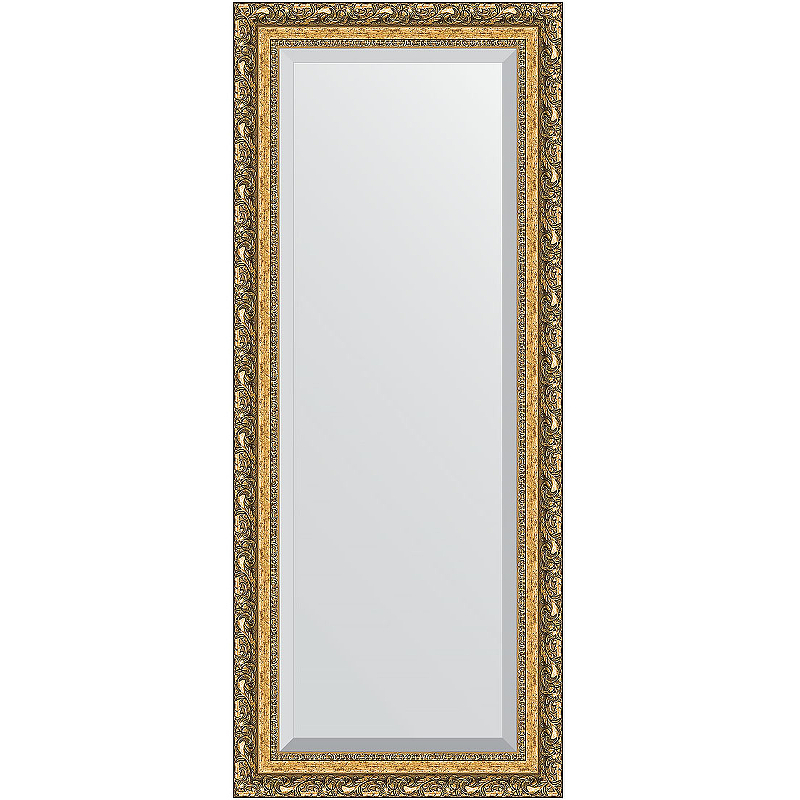 Зеркало Evoform Exclusive 145х60 BY 1270 с фацетом в багетной раме - Виньетка бронзовая 85 мм