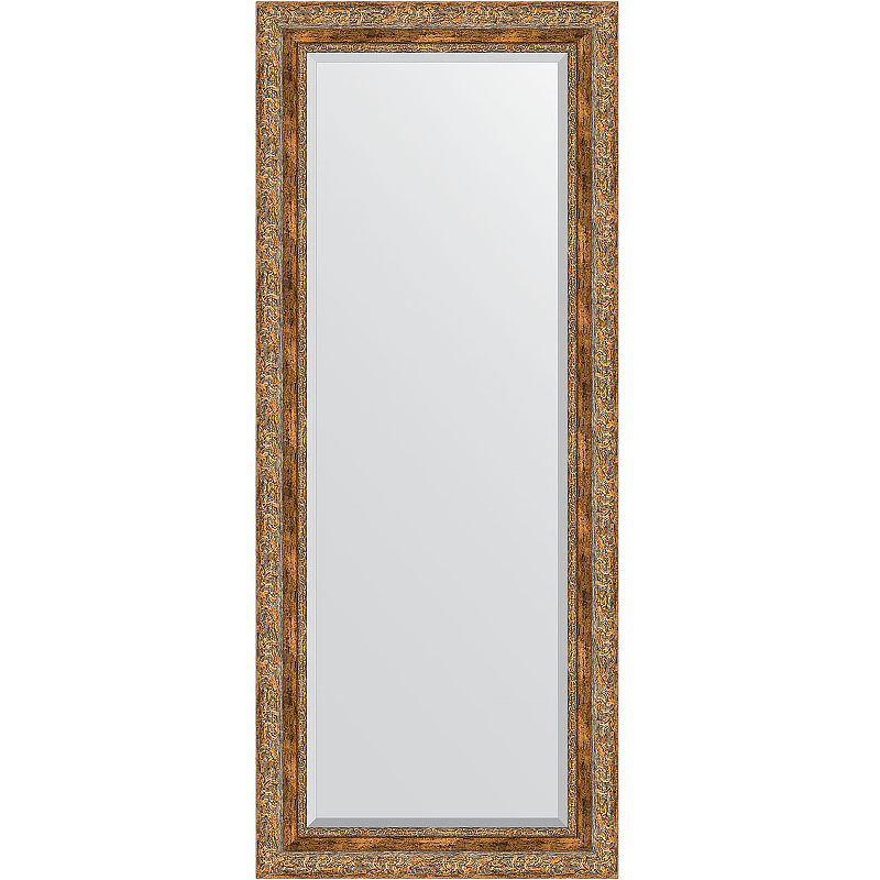 Зеркало Evoform Exclusive 145х60 BY 3540 с фацетом в багетной раме - Виньетка античная бронза 85 мм