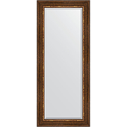 Зеркало Evoform Exclusive 146х61 BY 3543 с фацетом в багетной раме - Римская бронза 88 мм