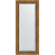 Зеркало Evoform Exclusive 149х64 BY 3552 с фацетом в багетной раме - Вензель бронзовый 101 мм
