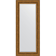 Зеркало Evoform Exclusive 149х64 BY 3550 с фацетом в багетной раме - Травленая бронза 99 мм