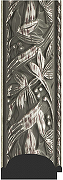 Зеркало Evoform Exclusive 149х64 BY 3546 с фацетом в багетной раме - Византия серебро 99 мм-2