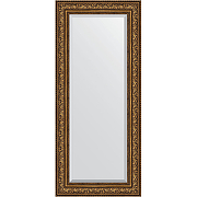 Зеркало Evoform Exclusive 150х65 BY 3557 с фацетом в багетной раме - Виньетка состаренная бронза 109 мм