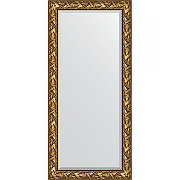 Зеркало Evoform Exclusive 169х79 BY 3597 с фацетом в багетной раме - Византия золото 99 мм