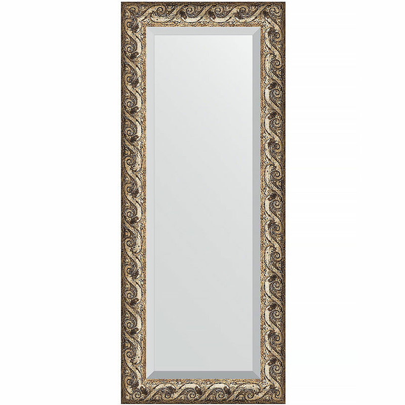 Зеркало Evoform Exclusive 136х56 BY 1259 с фацетом в багетной раме - Фреска 84 мм