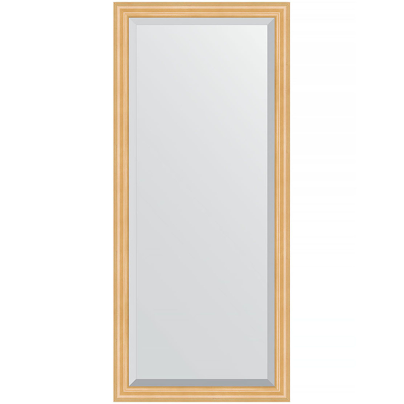 Зеркало Evoform Exclusive 161х71 BY 1203 с фацетом в багетной раме - Сосна 62 мм
