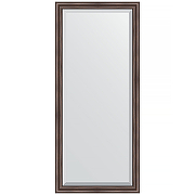Зеркало Evoform Exclusive 161х71 BY 1204 с фацетом в багетной раме - Палисандр 62 мм