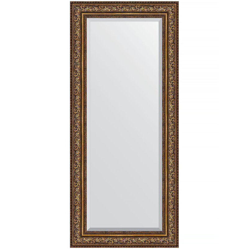 Зеркало Evoform Exclusive 160х70 BY 3583 с фацетом в багетной раме - Виньетка состаренная бронза 109 мм