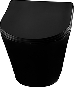 Унитаз Abber Bequem AC1102MB подвесной Черный матовый с сиденьем Микролифт-1