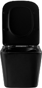 Унитаз Abber Rechteck AC1200MB подвесной Черный матовый с сиденьем Микролифт-5