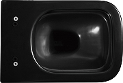 Унитаз Abber Rechteck AC1200MB подвесной Черный матовый с сиденьем Микролифт-7