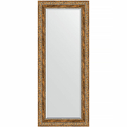 Зеркало Evoform Exclusive 135х55 BY 3514 с фацетом в багетной раме - Виньетка античная бронза 85 мм