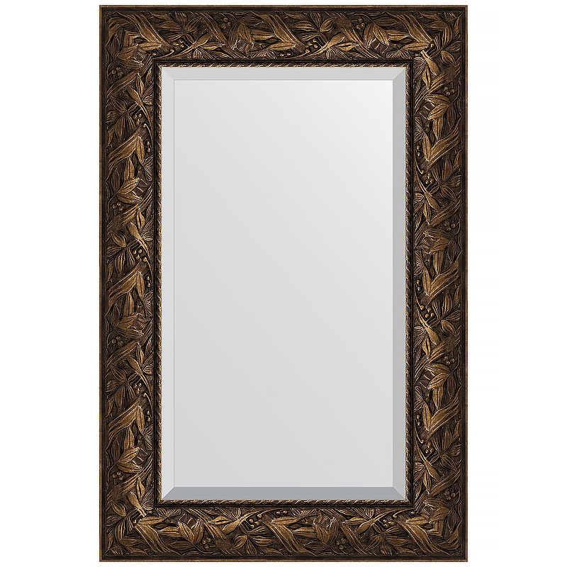 Зеркало Evoform Exclusive 89х59 BY 3417 с фацетом в багетной раме - Византия бронза 99 мм