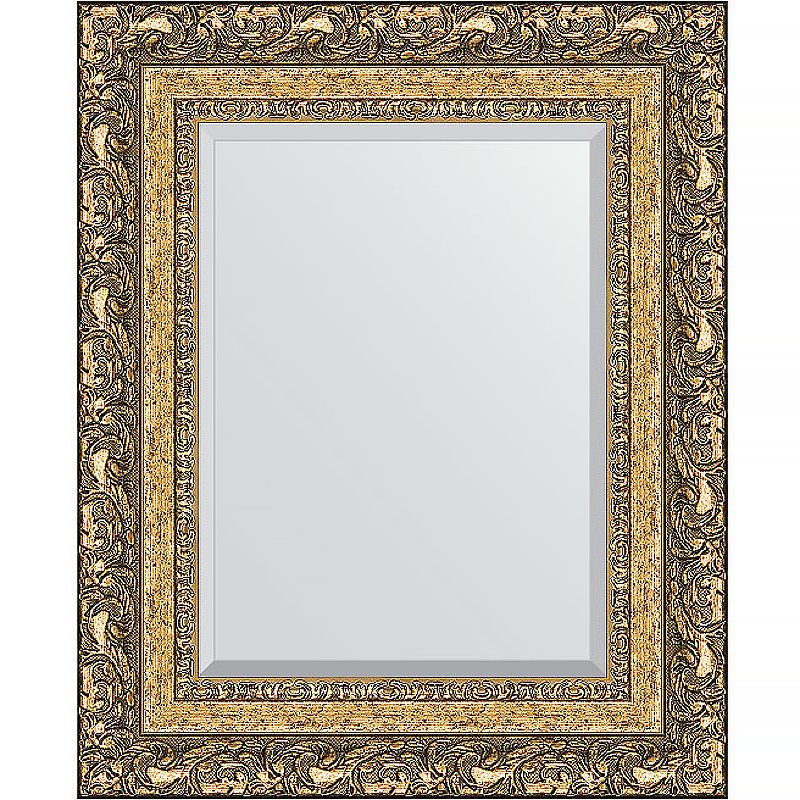 Зеркало Evoform Exclusive 55х45 BY 1372 с фацетом в багетной раме - Виньетка бронзовая 85 мм