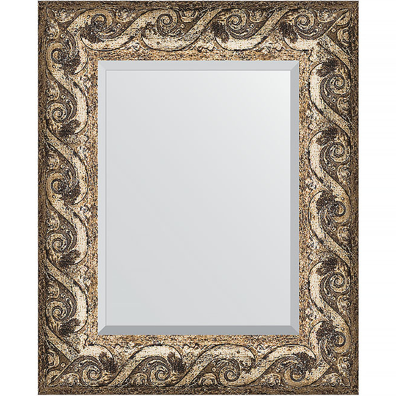 Зеркало Evoform Exclusive 56х46 BY 1371 с фацетом в багетной раме - Фреска 84 мм