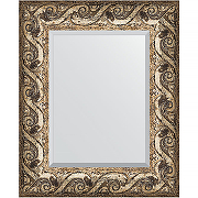 Зеркало Evoform Exclusive 56х46 BY 1371 с фацетом в багетной раме - Фреска 84 мм