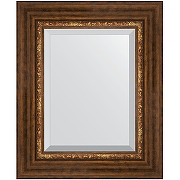Зеркало Evoform Exclusive 56х46 BY 3361 с фацетом в багетной раме - Римская бронза 88 мм