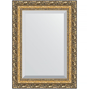 Зеркало Evoform Exclusive 75х55 BY 1230 с фацетом в багетной раме - Виньетка бронзовая 85 мм