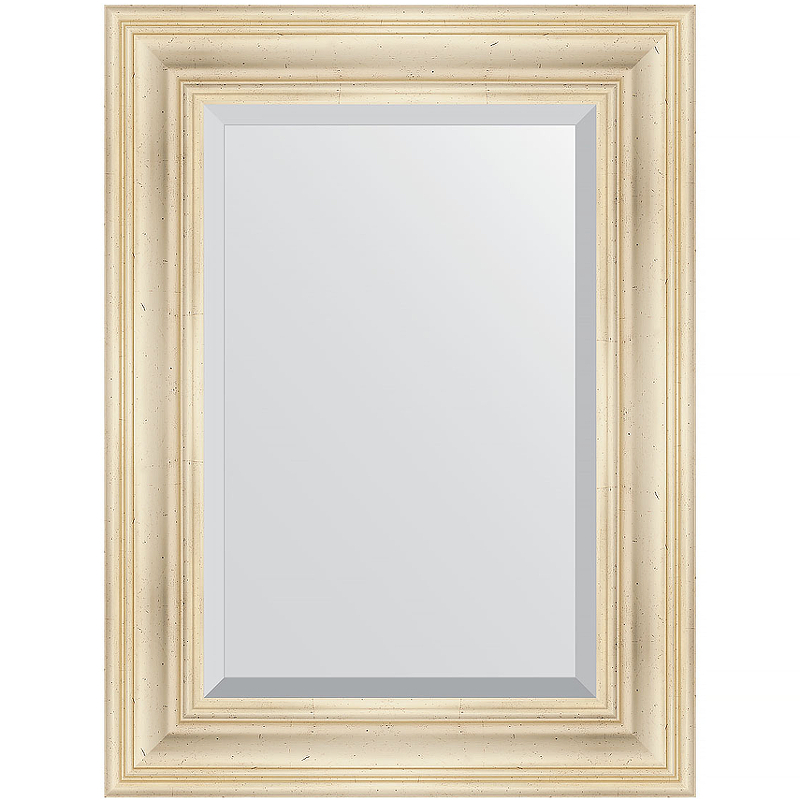 Зеркало Evoform Exclusive 79х59 BY 3393 с фацетом в багетной раме - Травленое серебро 99 мм
