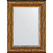 Зеркало Evoform Exclusive 79х59 BY 3394 с фацетом в багетной раме - Травленая бронза 99 мм