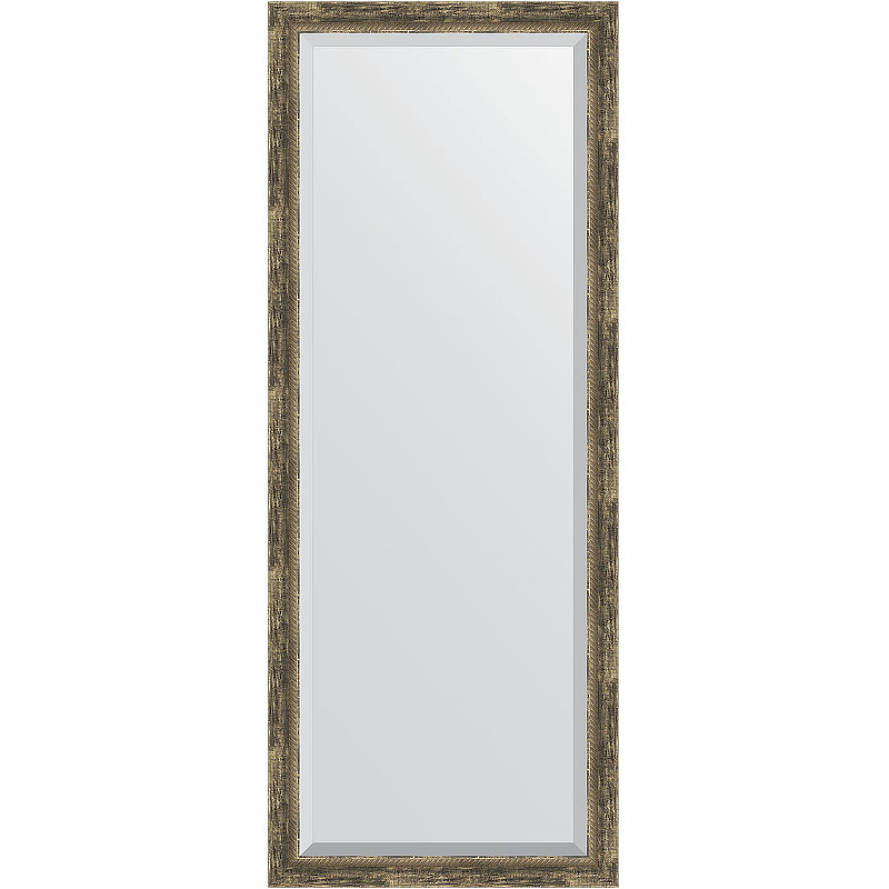 Зеркало Evoform Exclusive Floor 198х78 BY 6105 с фацетом в багетной раме - Старое дерево с плетением 70 мм