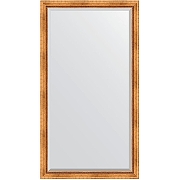 Зеркало Evoform Exclusive Floor 201х111 BY 6157 с фацетом в багетной раме - Римское золото 88 мм