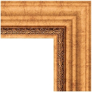 Зеркало Evoform Exclusive Floor 201х111 BY 6157 с фацетом в багетной раме - Римское золото 88 мм-1