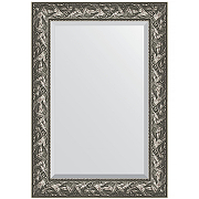 Зеркало Evoform Exclusive 99х69 BY 3442 с фацетом в багетной раме - Византия серебро 99 мм