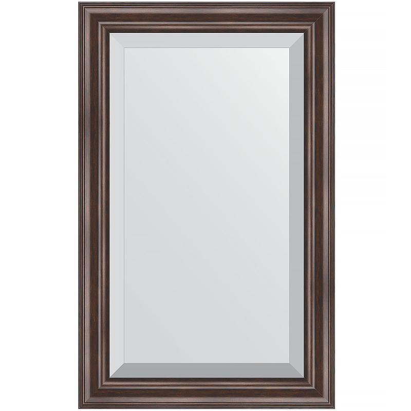 Зеркало Evoform Exclusive 81х51 BY 1134 с фацетом в багетной раме - Палисандр 62 мм