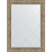 Зеркало Evoform Exclusive-G 102х75 BY 4186 с гравировкой в багетной раме - Виньетка античное серебро 85 мм